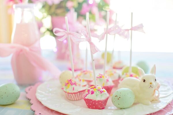 Easter table set-up
