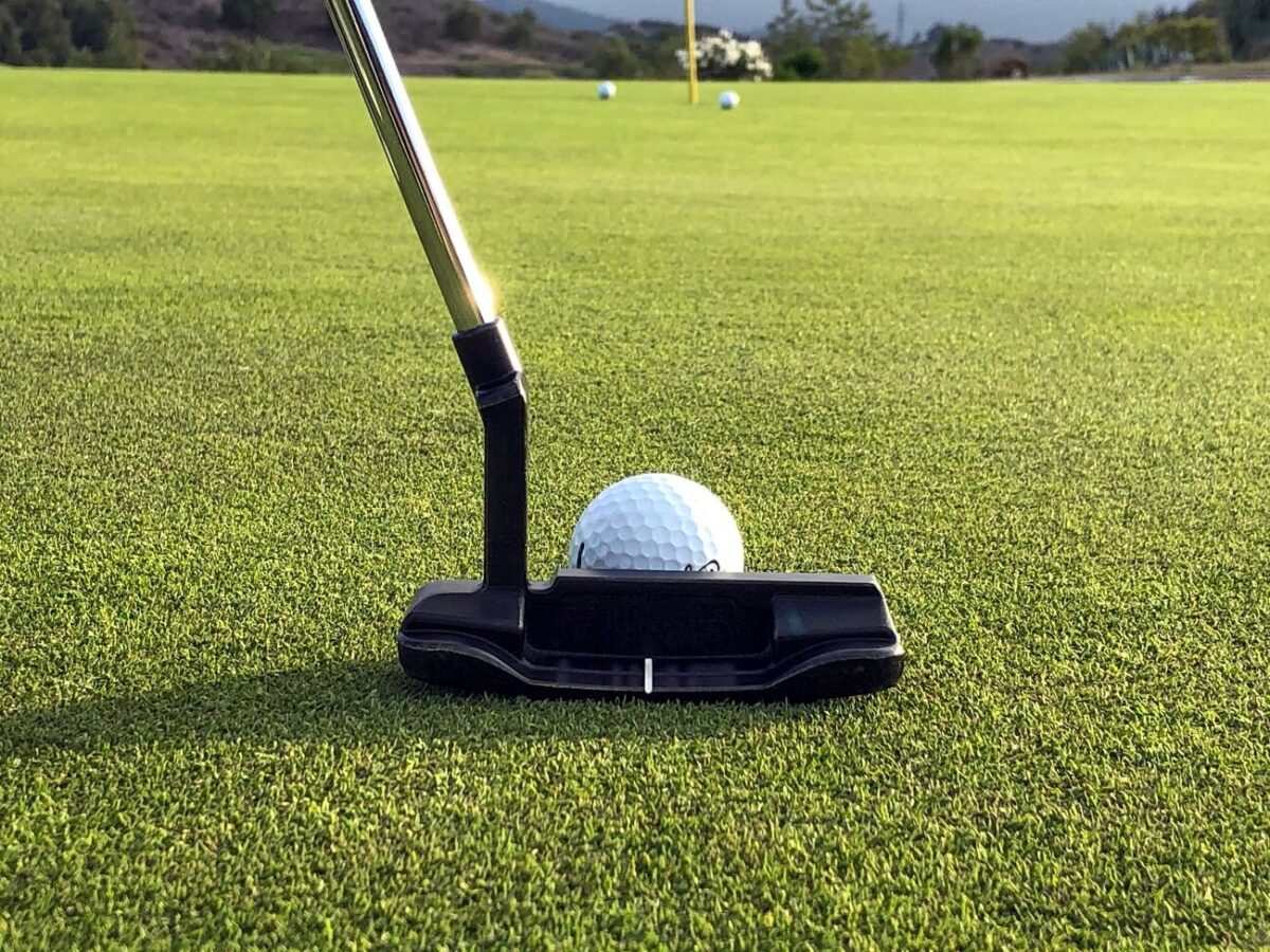 golfing close up