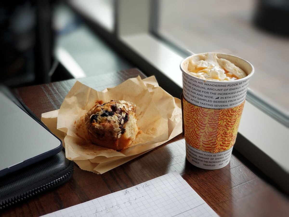 muffin and coffee