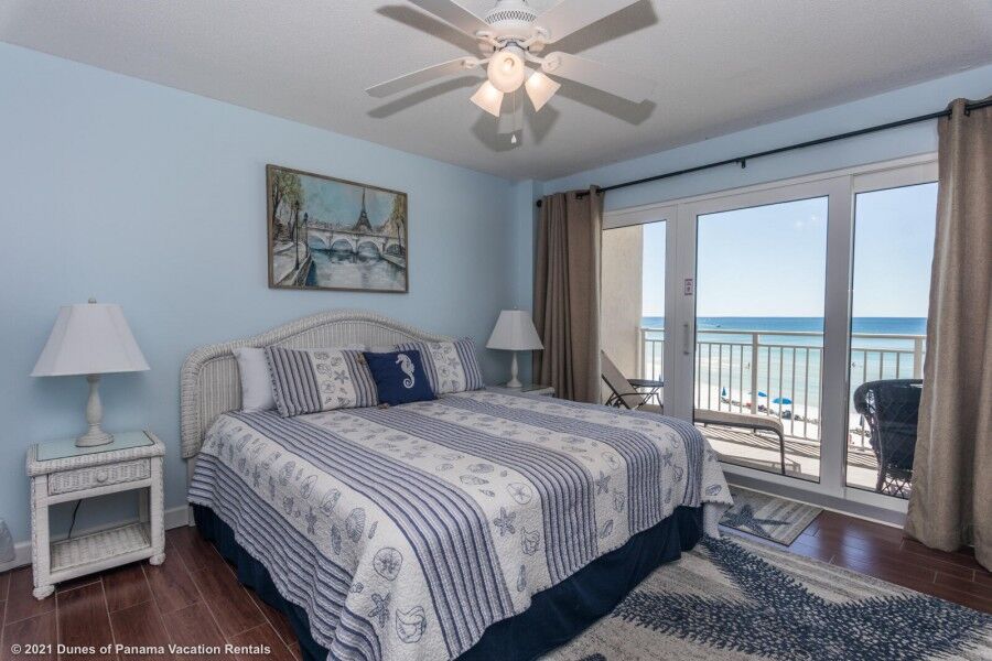 interior of vacation rental in panama city beach