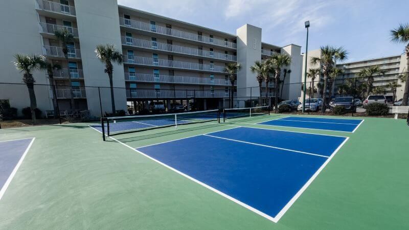 Pickleball courts.
