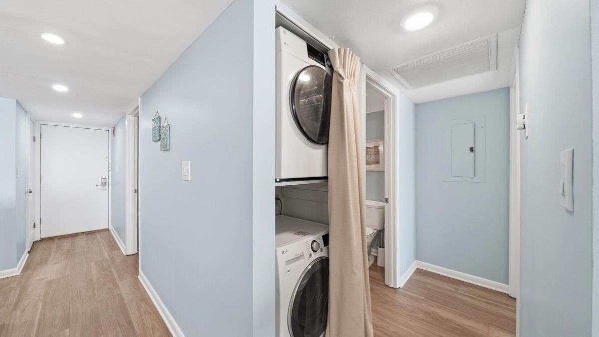 laundry in PCB condo