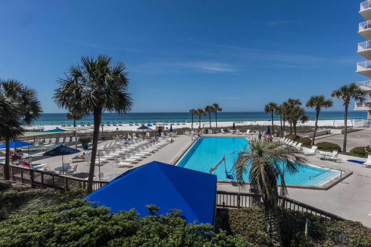 pool view at Dunes of Panama Resort