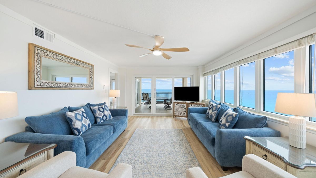 living room in PCB rental